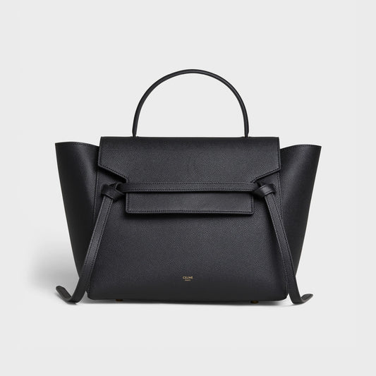 CELINE I Belt Mini Bag Grained Calfskin Model - Hall Of Brand