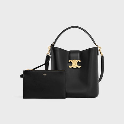 CELINE I LOUISE BAG MEDIUM MODEL SMOOTH CALFSKIN - Hall Of Brand