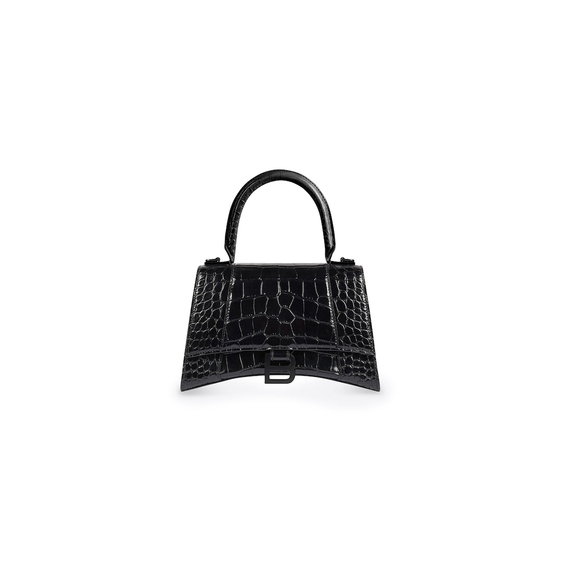 Hourglass xs handbag crocodile embossed