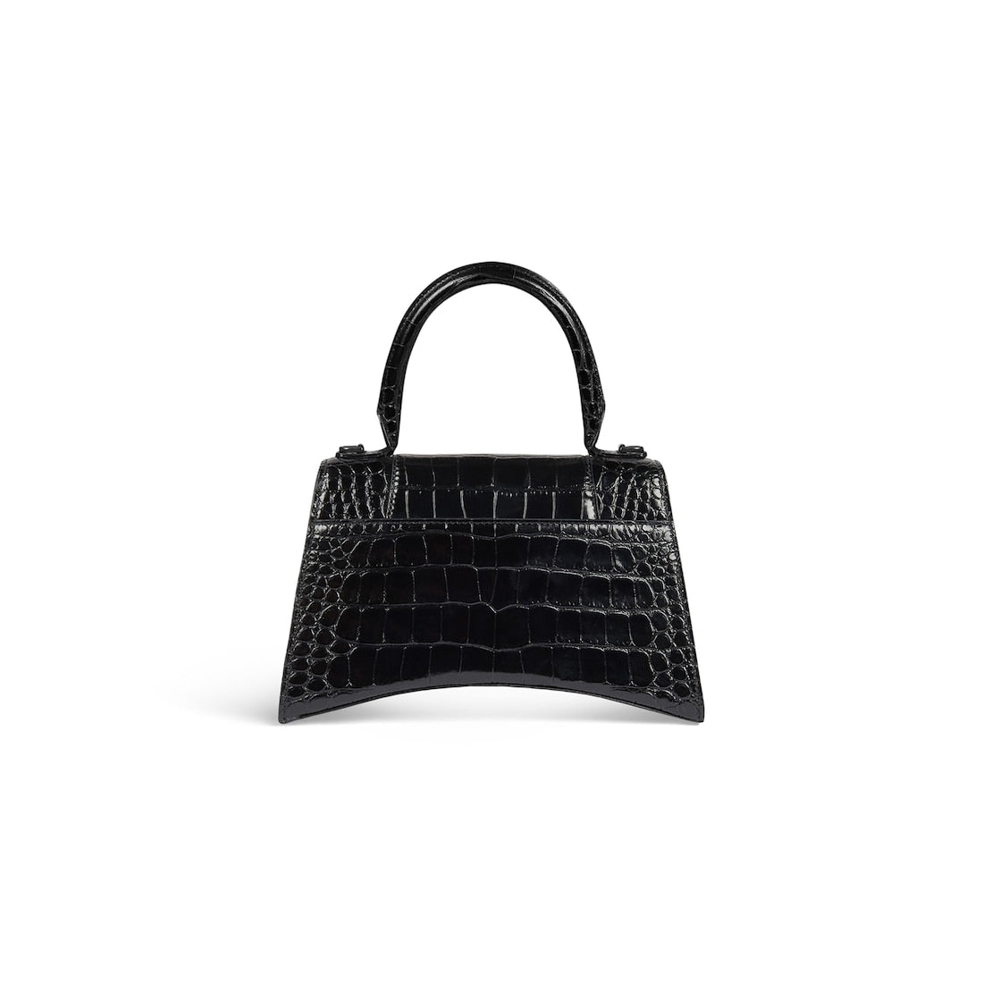 Hourglass small handbag crocodile embossed