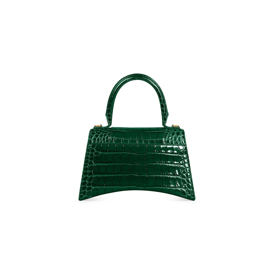 Hourglass small handbag crocodile embossed