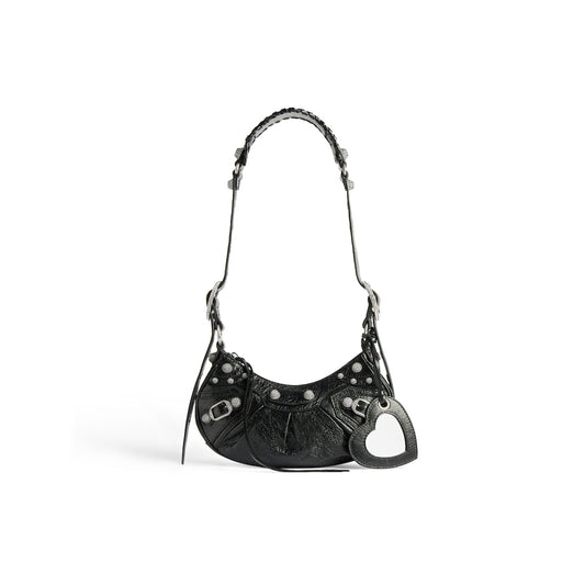 Le cagole xs shoulder bag with rhinestones