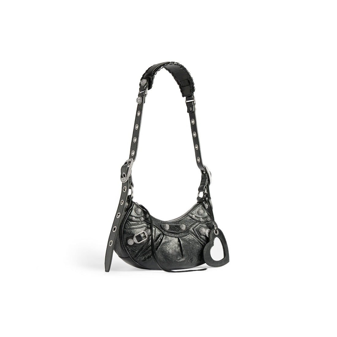 Le cagole xs shoulder bag with rhinestones