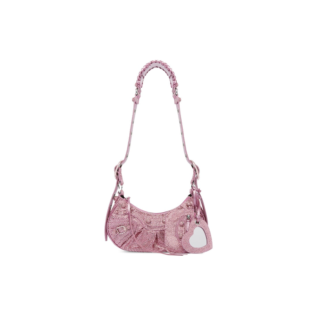 Le cagole xs shoulder bag with rhinestones