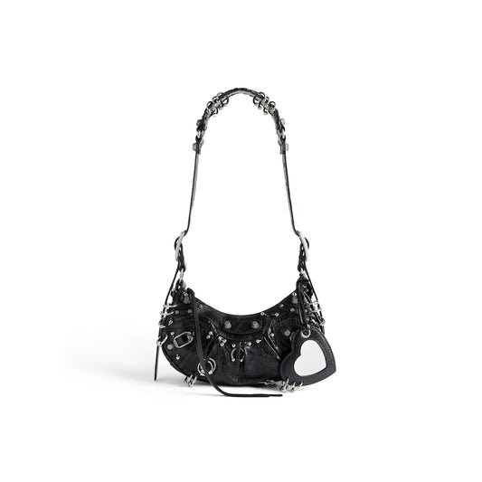 Le cagole xs shoulder bag with piercings