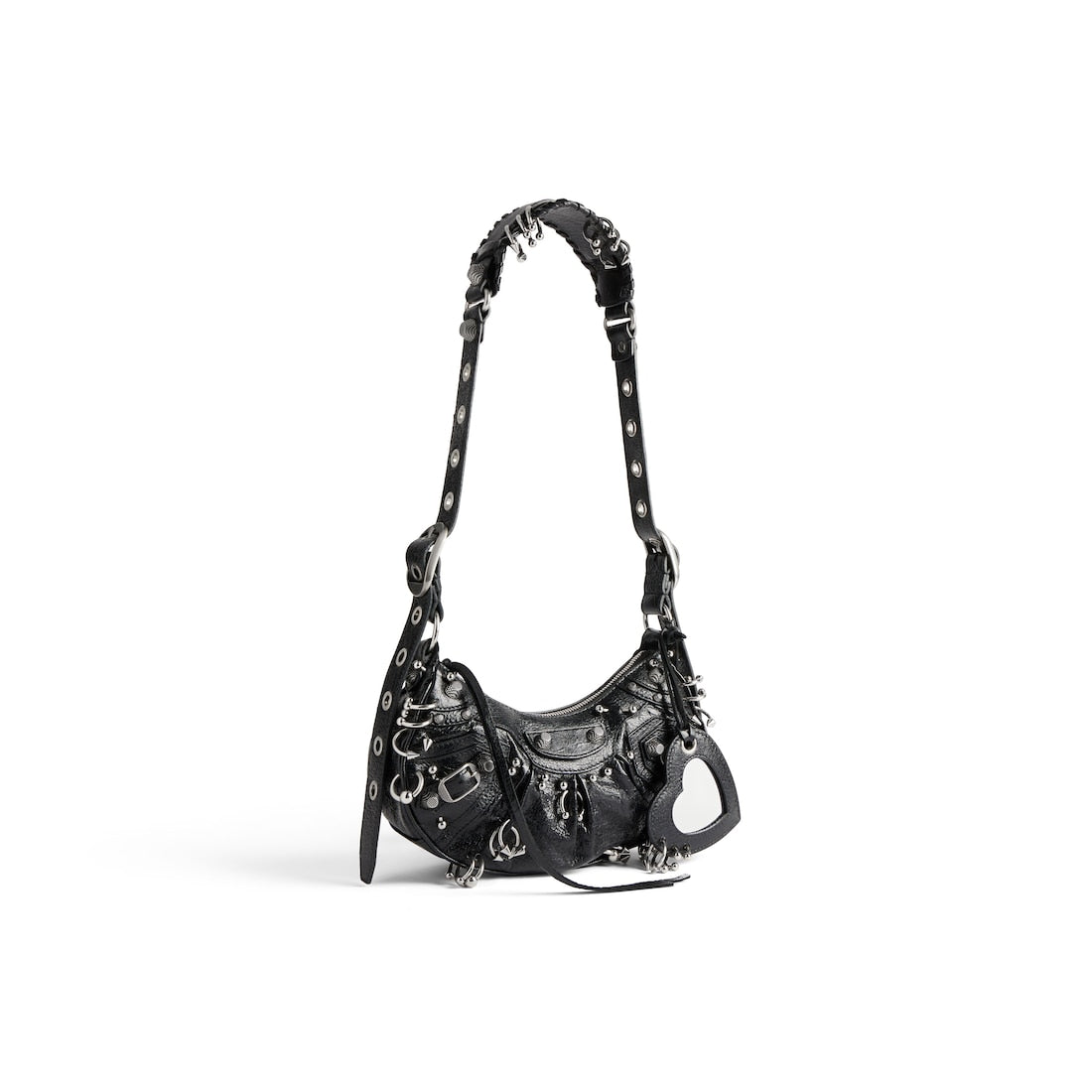 Le cagole xs shoulder bag with piercings