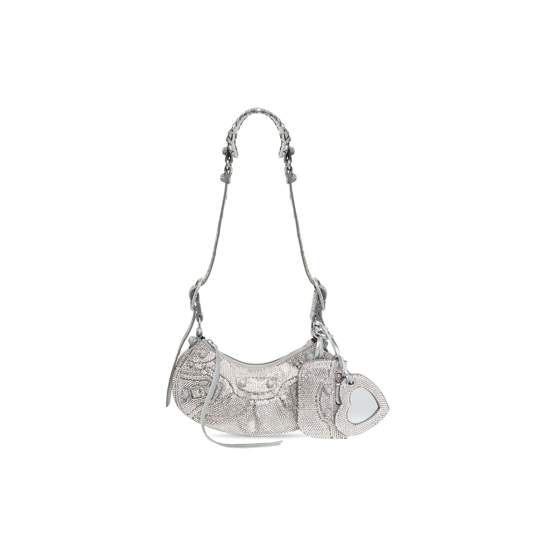 Le cagole xs shoulder bag with rhinestones