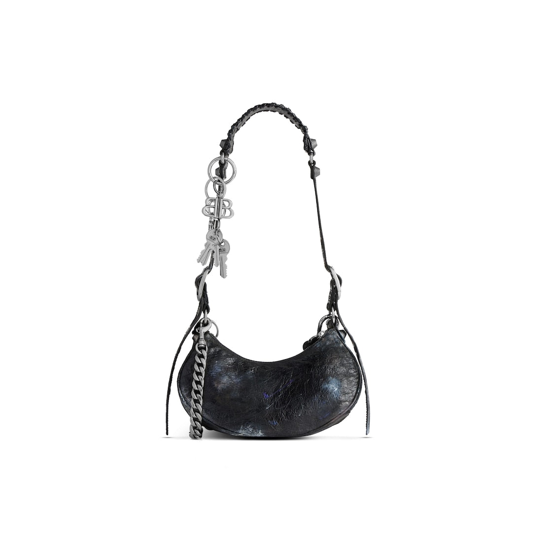 Le cagole xs shoulder bag used effect with charms