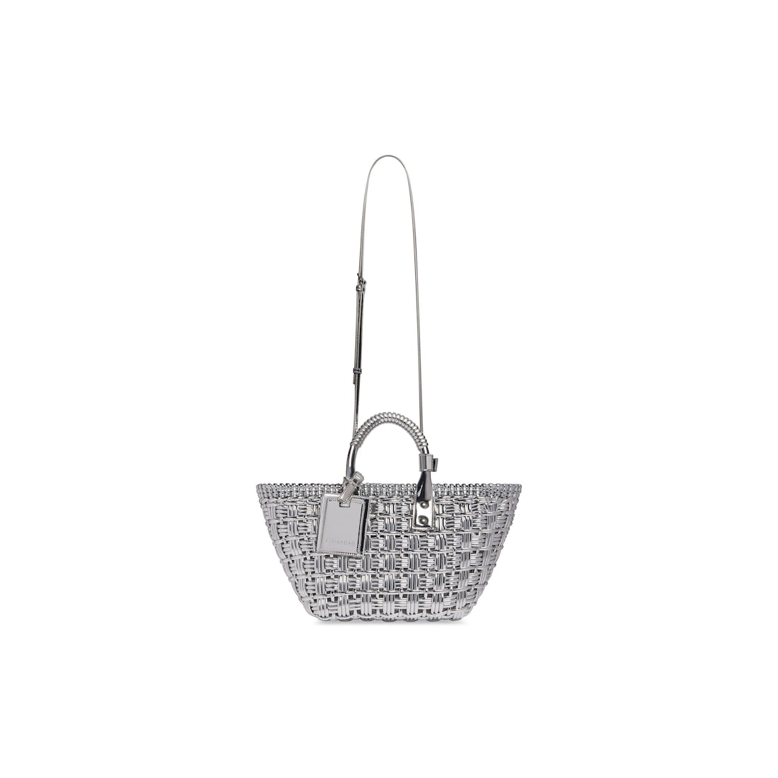 Bistro xs basket with strap in mirror fabric