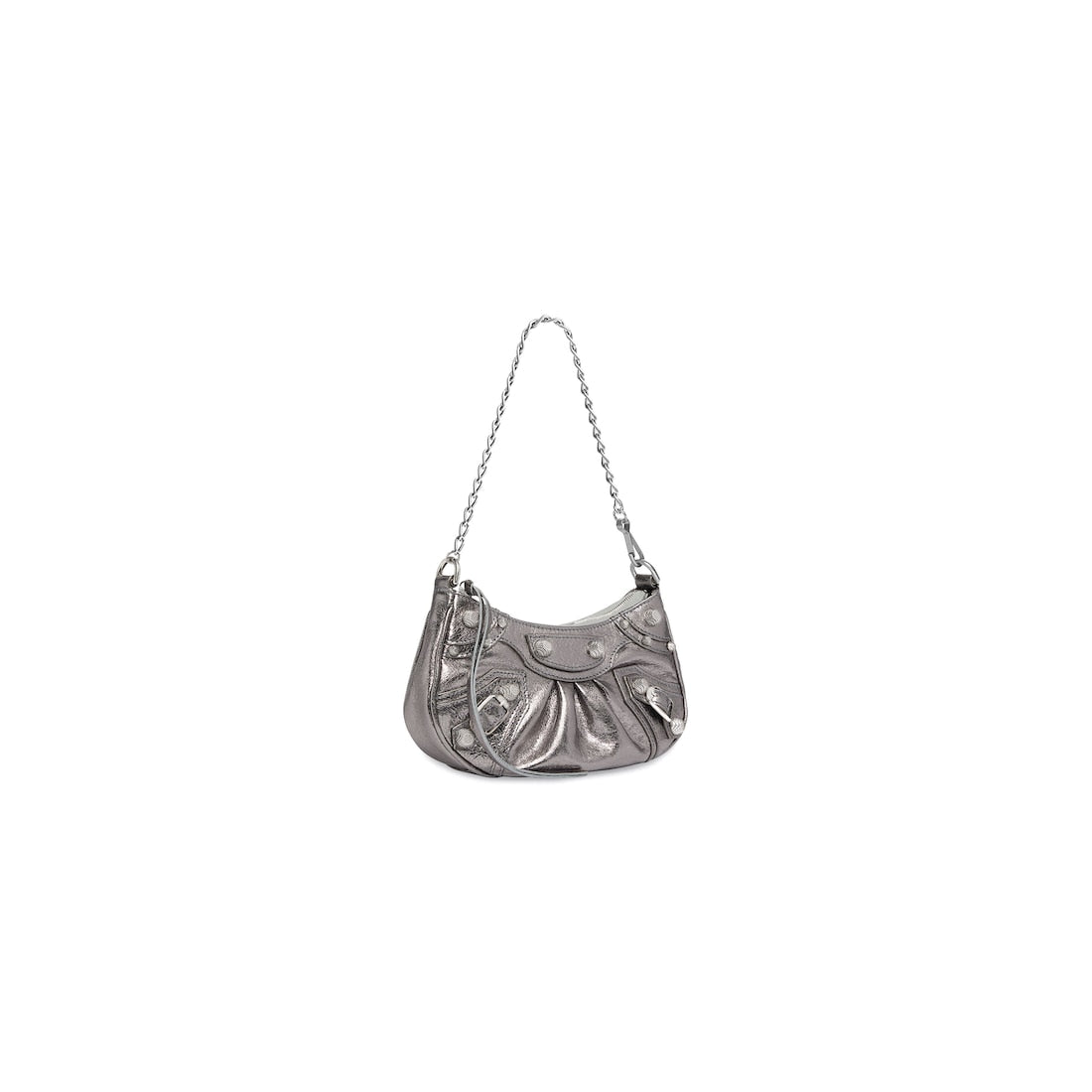 Le cagole mini bag with chain metallized