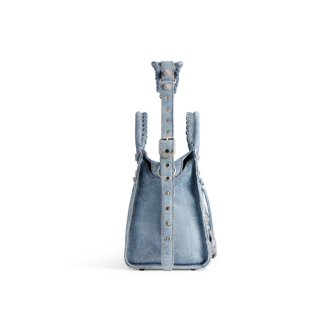 Neo cagole city handbag denim with rhinestones