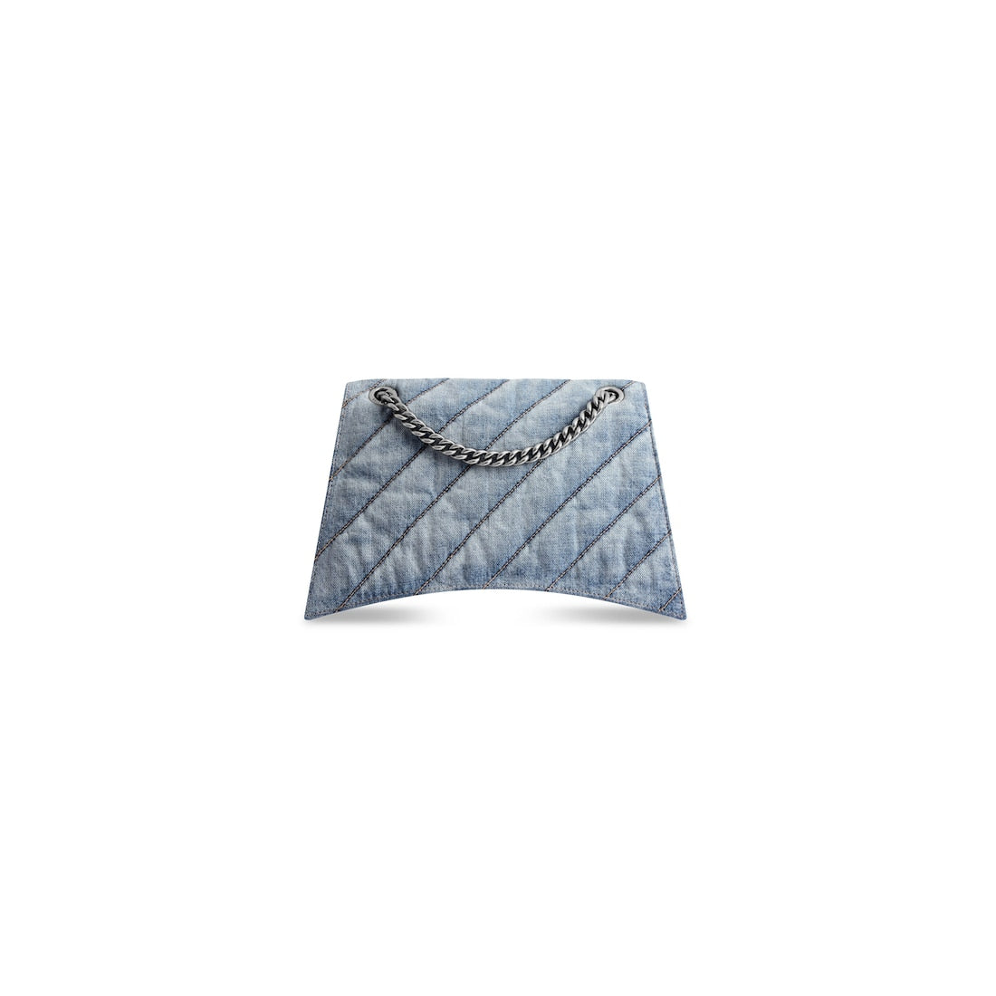 Crush medium chain bag quilted denim