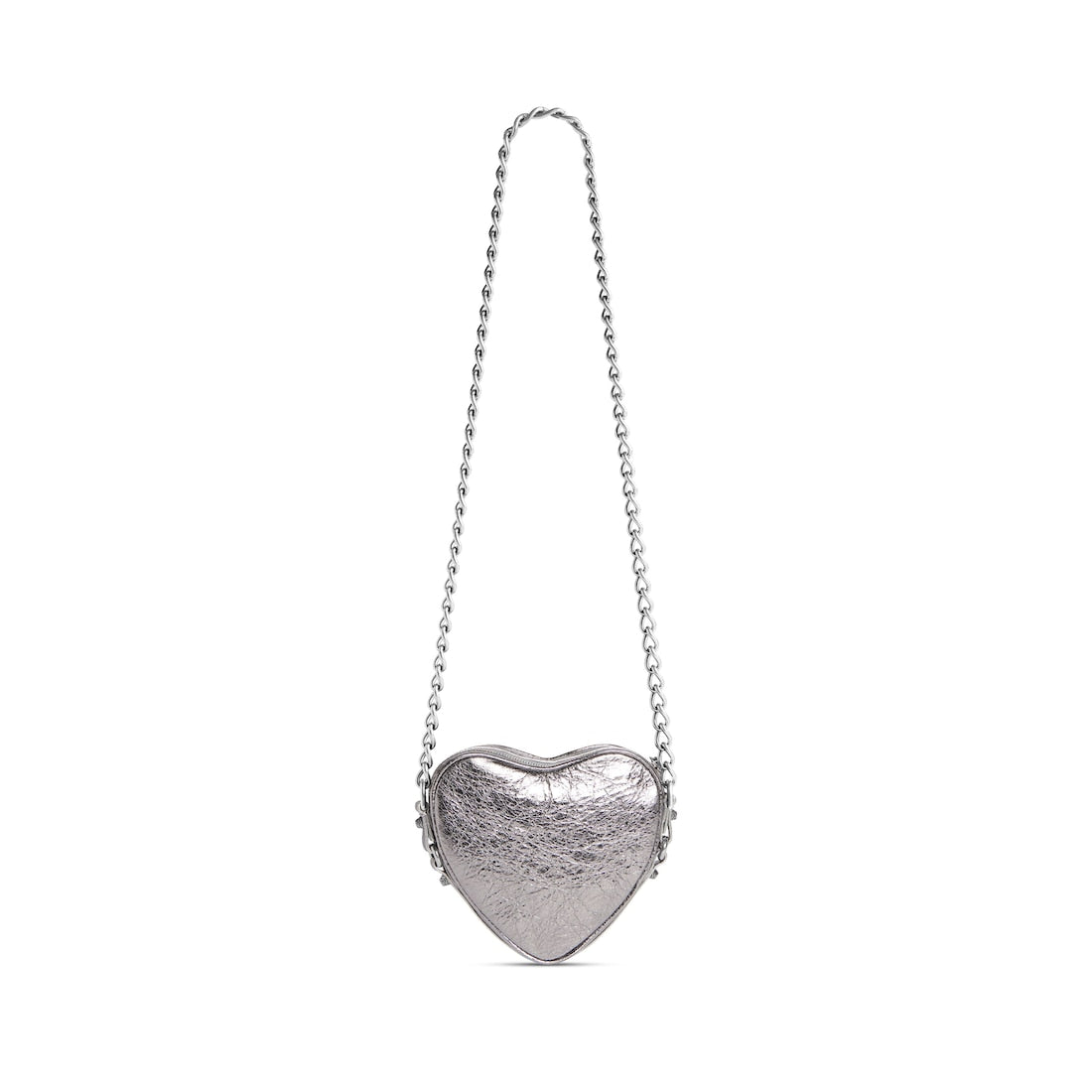 Le cagole heart mini bag metallized