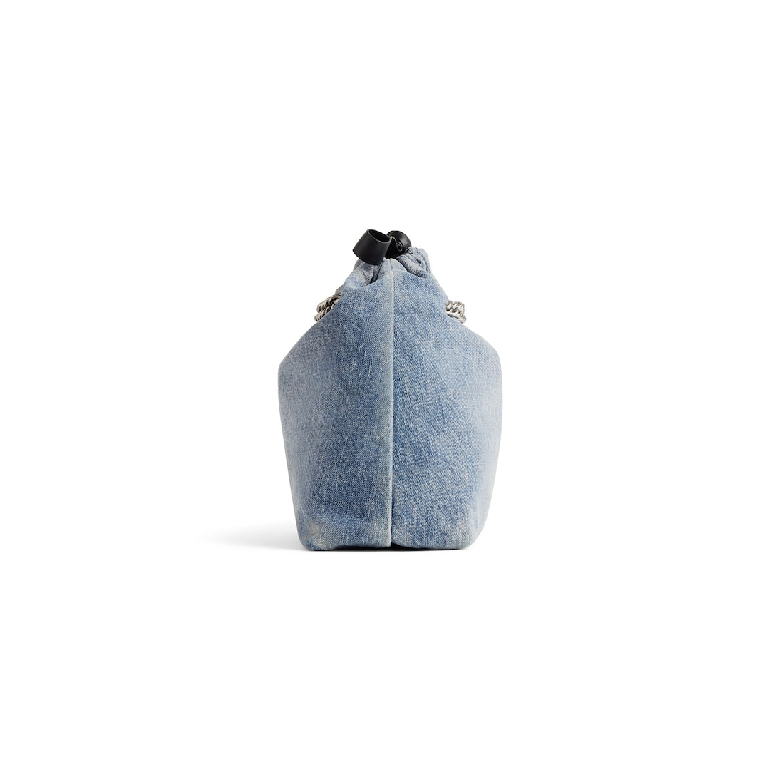 Crush small tote bag denim