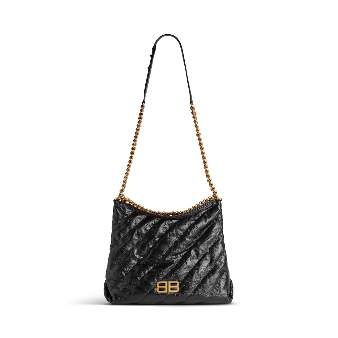 Crush medium hobo bag quilted