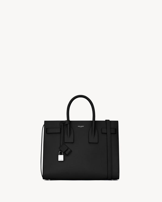 Sac de jour in grained leather - small