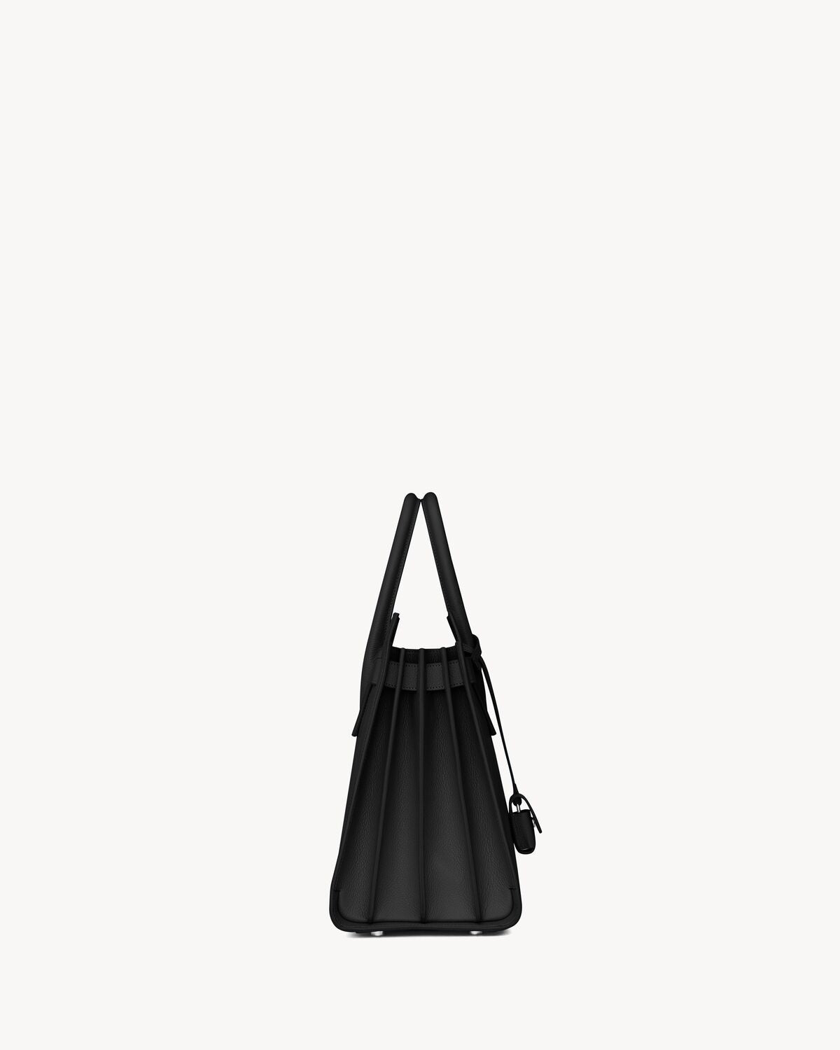 Sac de jour in grained leather - small