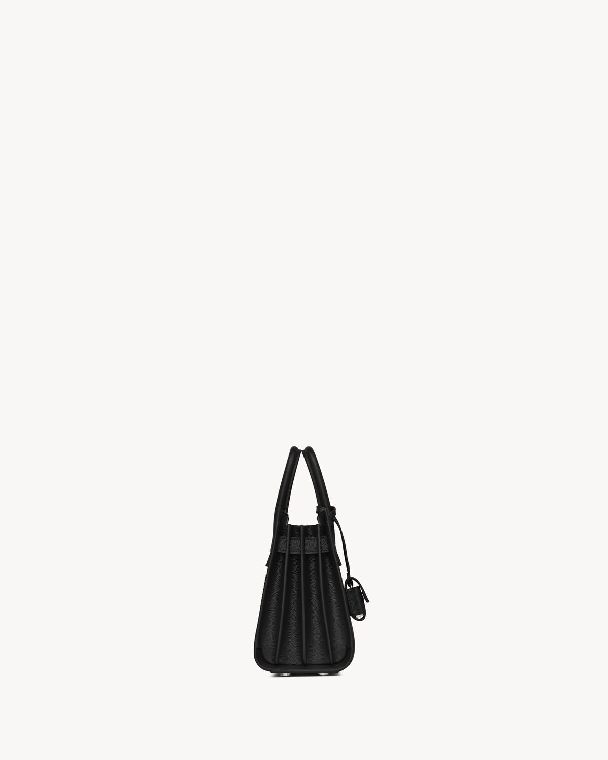 Sac de jour in grained leather - nano