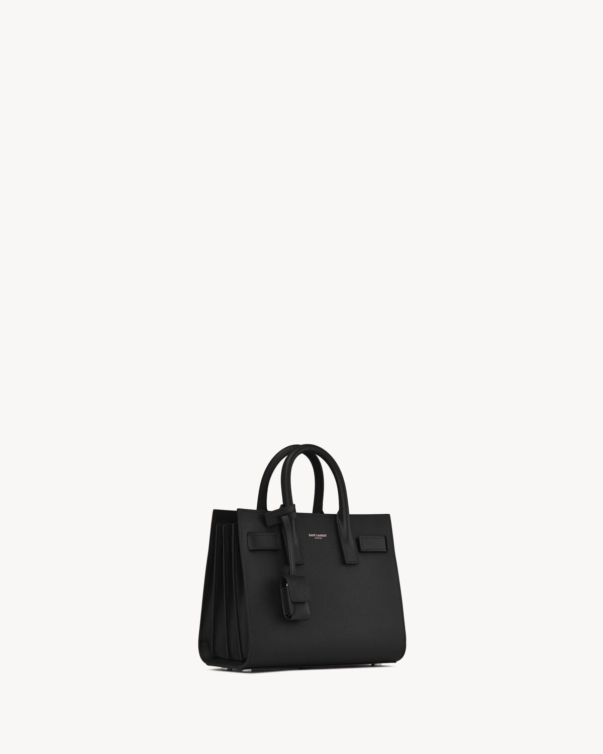 Sac de jour in grained leather - nano