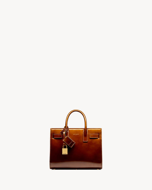 Sac de jour in patent leather - nano