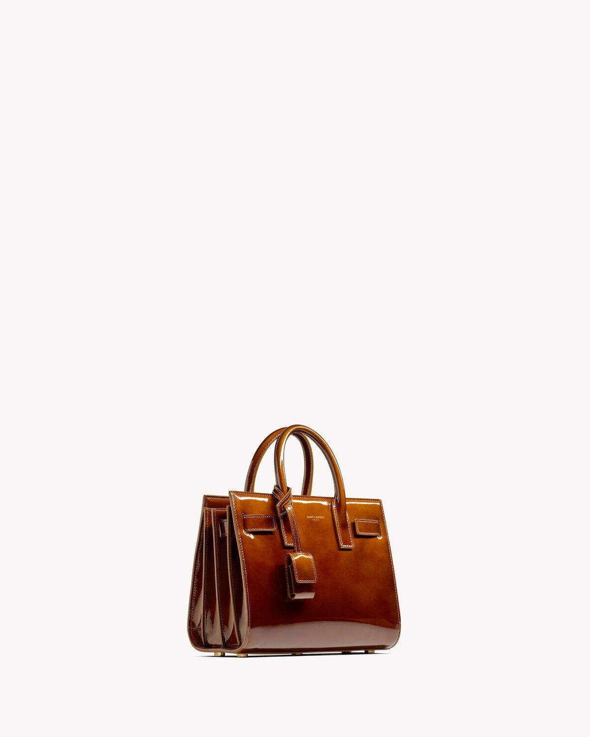 Sac de jour in patent leather - nano