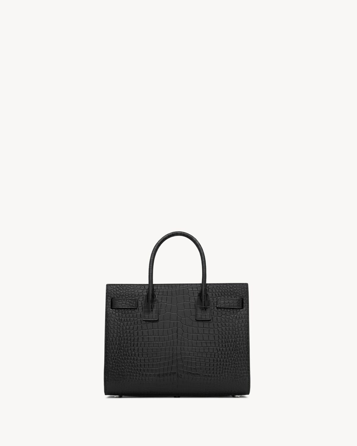 Sac de jour in embossed crocodile leather - baby