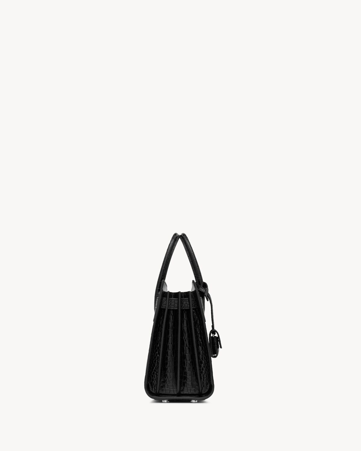 Sac de jour in embossed crocodile leather - baby