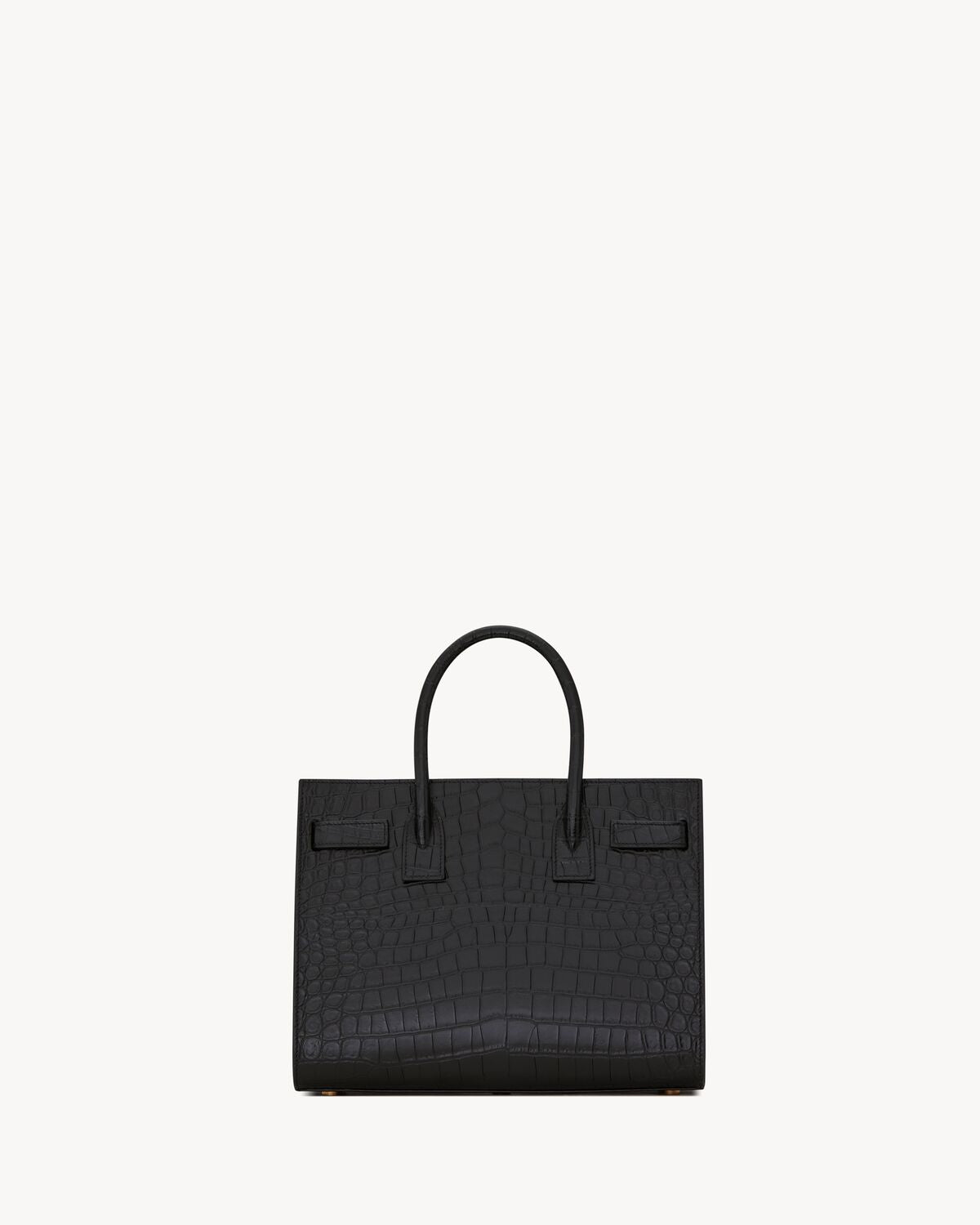 Sac de jour in crocodile embossed leather - baby