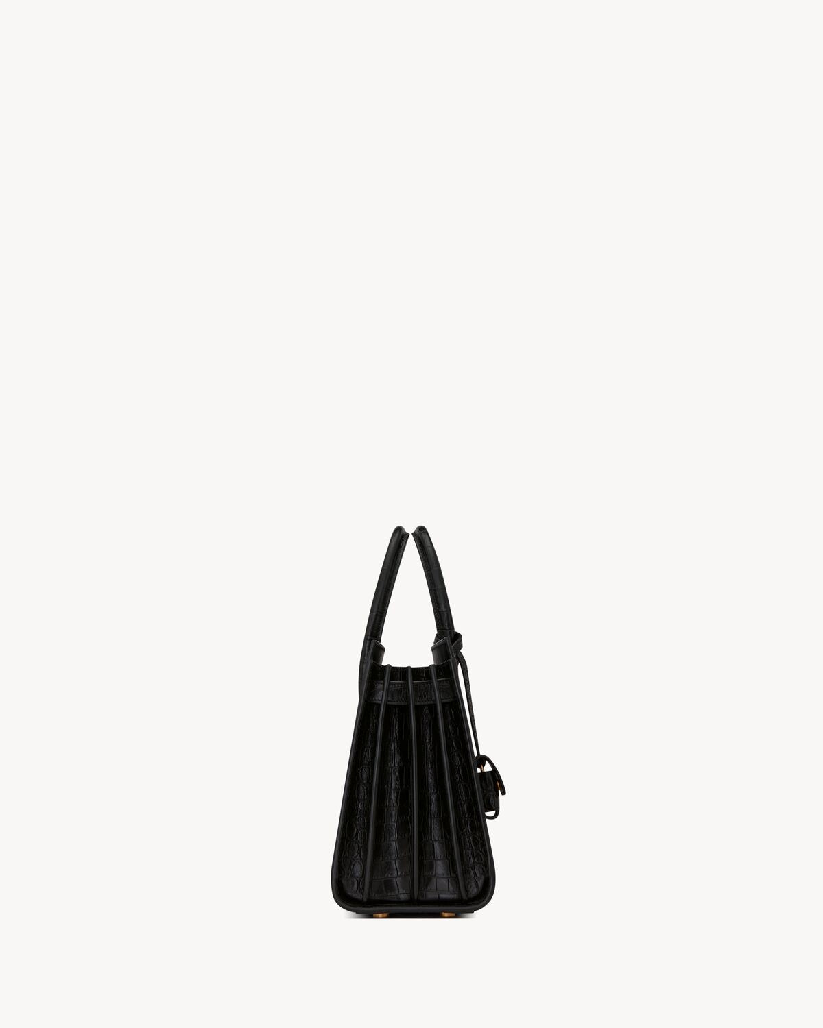 Sac de jour in crocodile embossed leather - baby