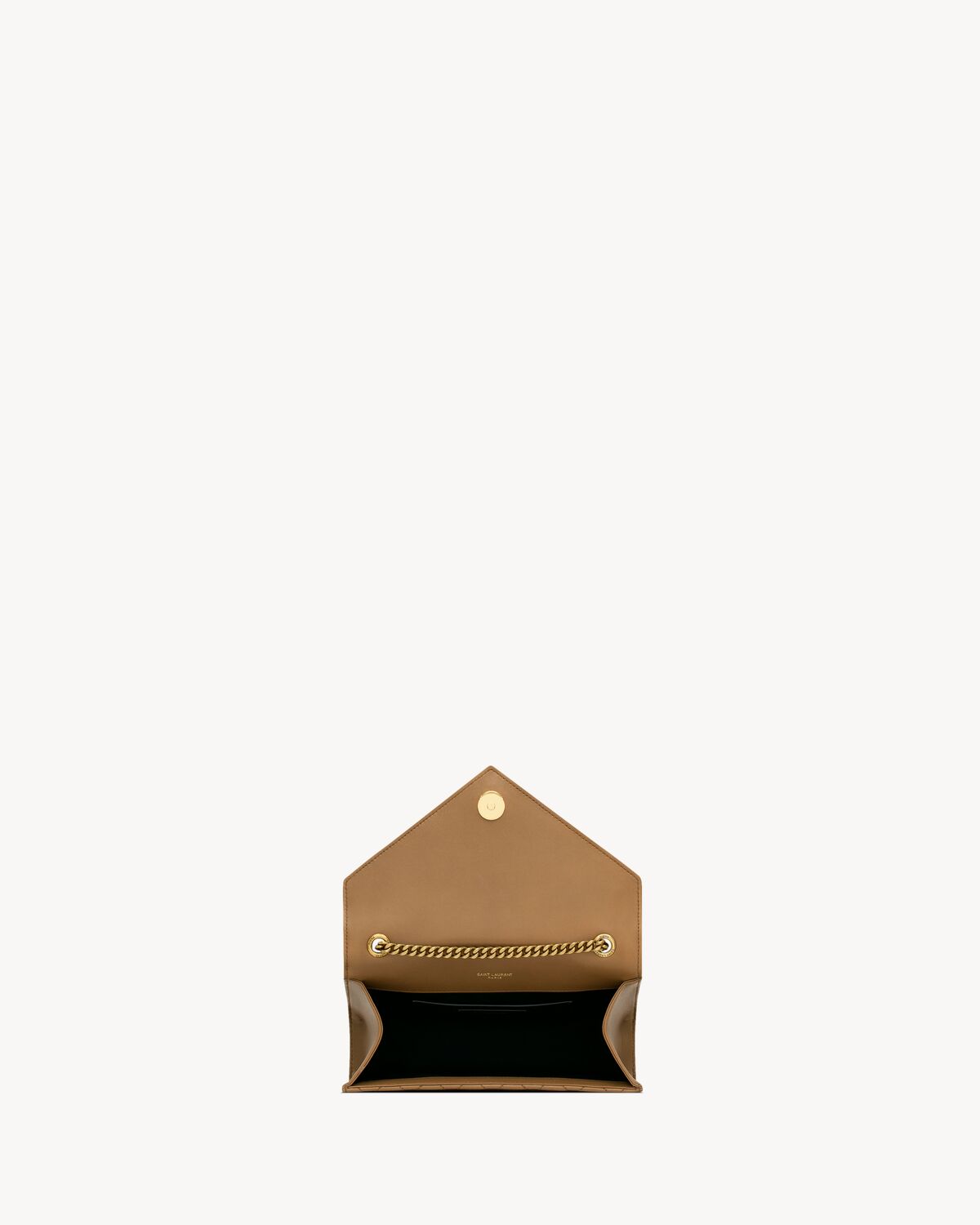 Envelope small in matelassé lambskin