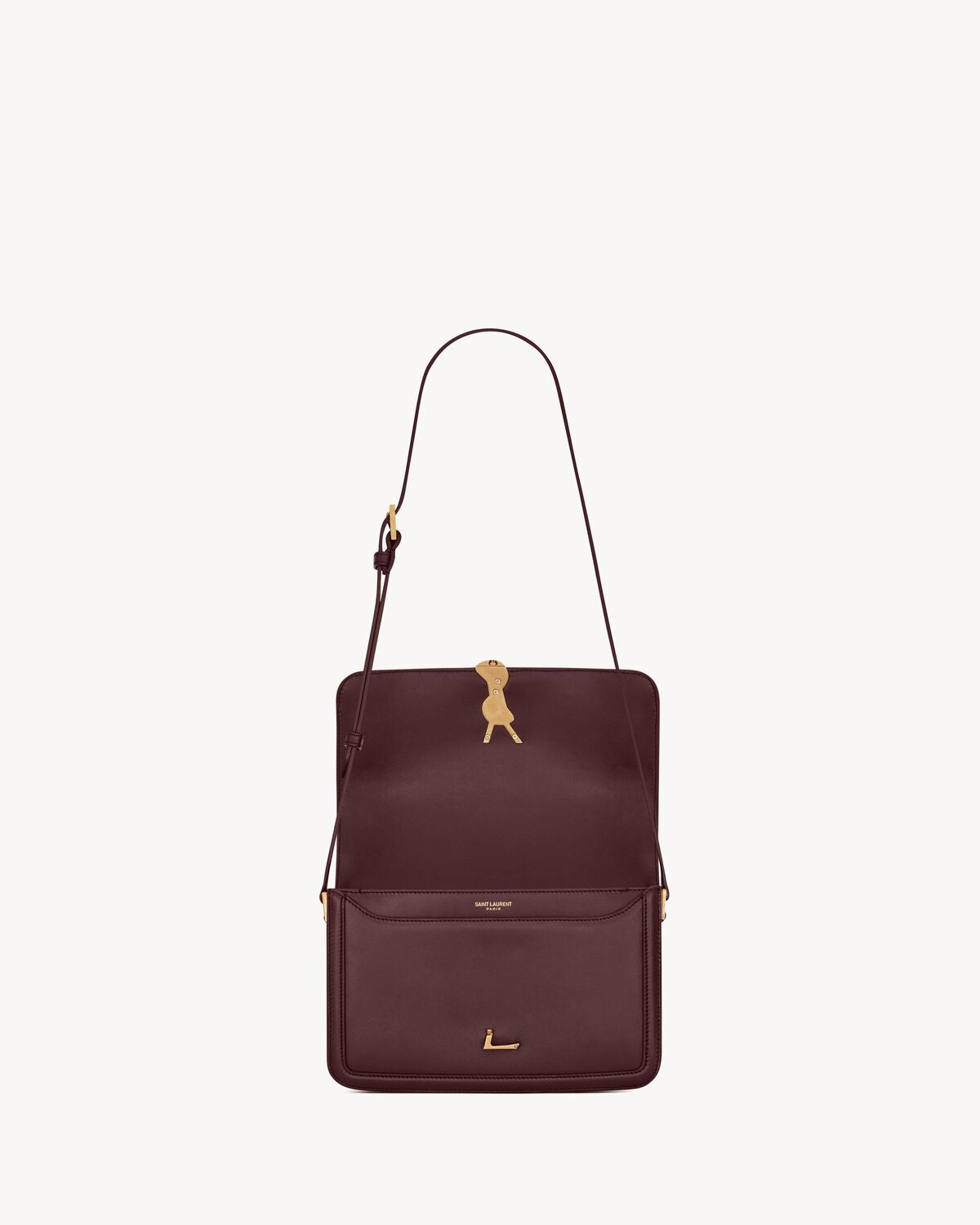 Solferino medium satchel in box saint laurent