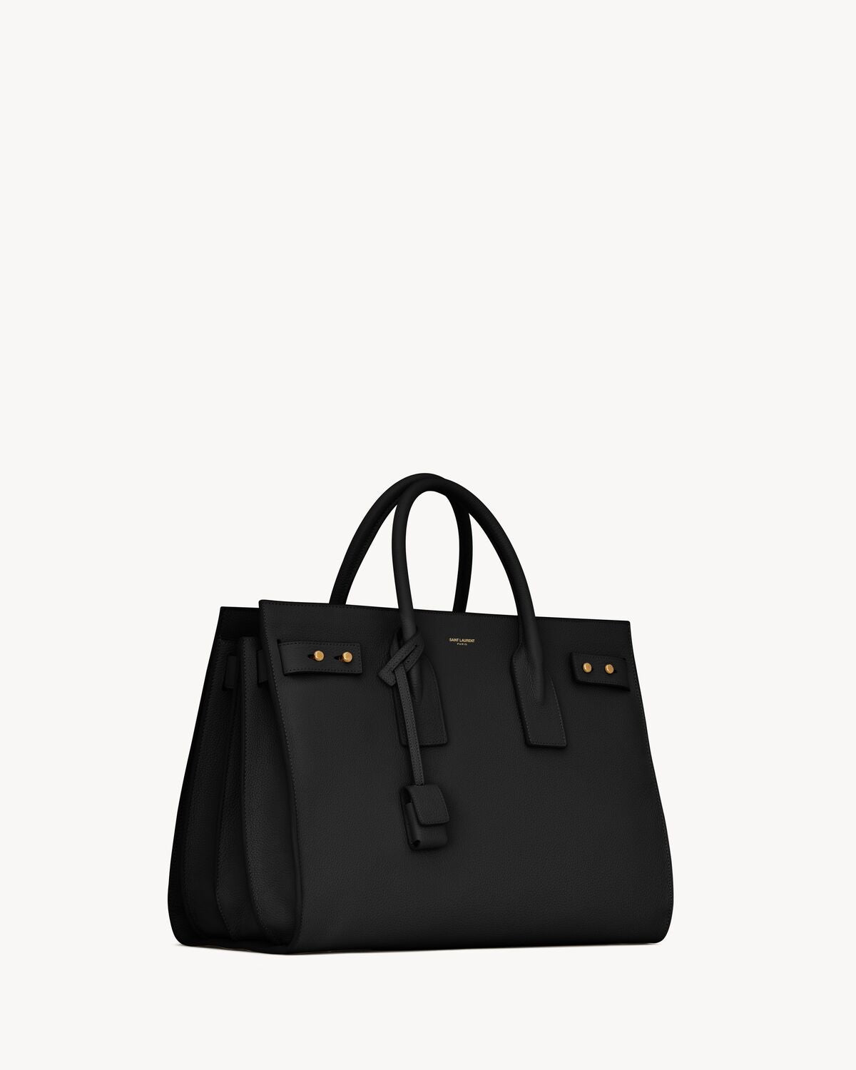 Sac de jour in supple grained leather - medium