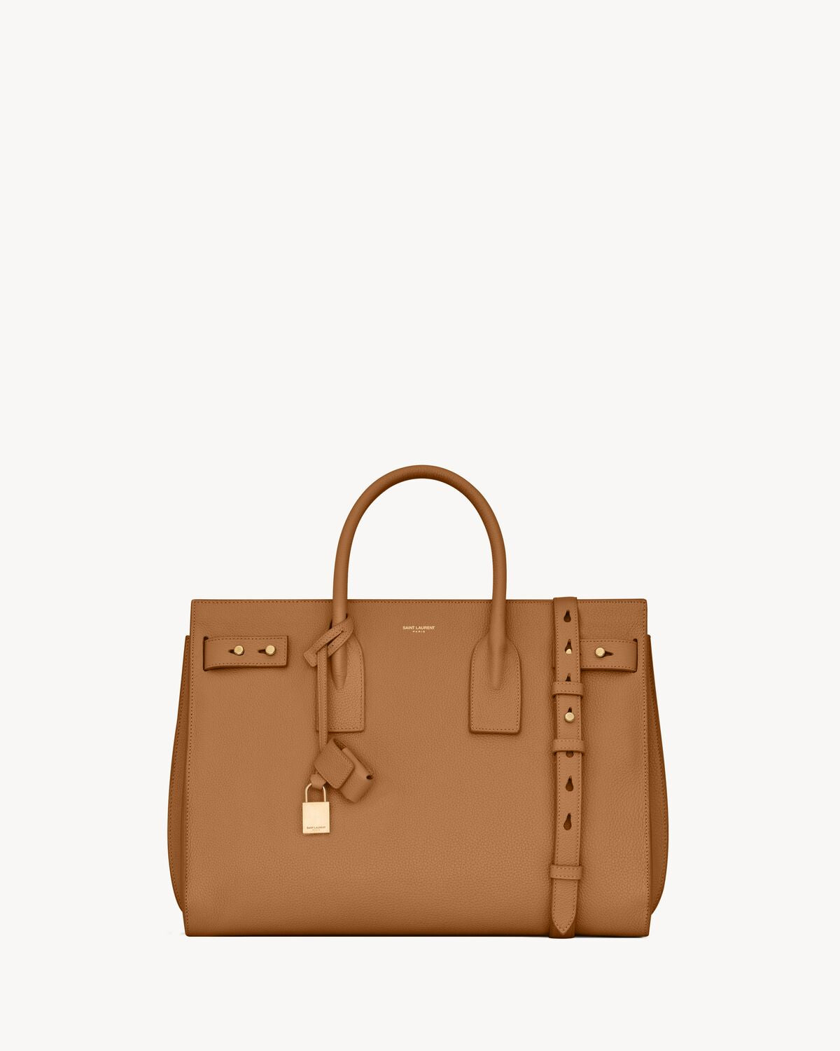 Sac de jour in supple grained leather - medium