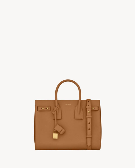 Sac de jour in supple grained leather - small