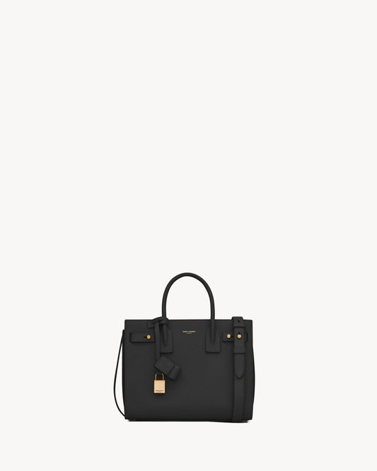 Sac de jour in supple grained leather - nano