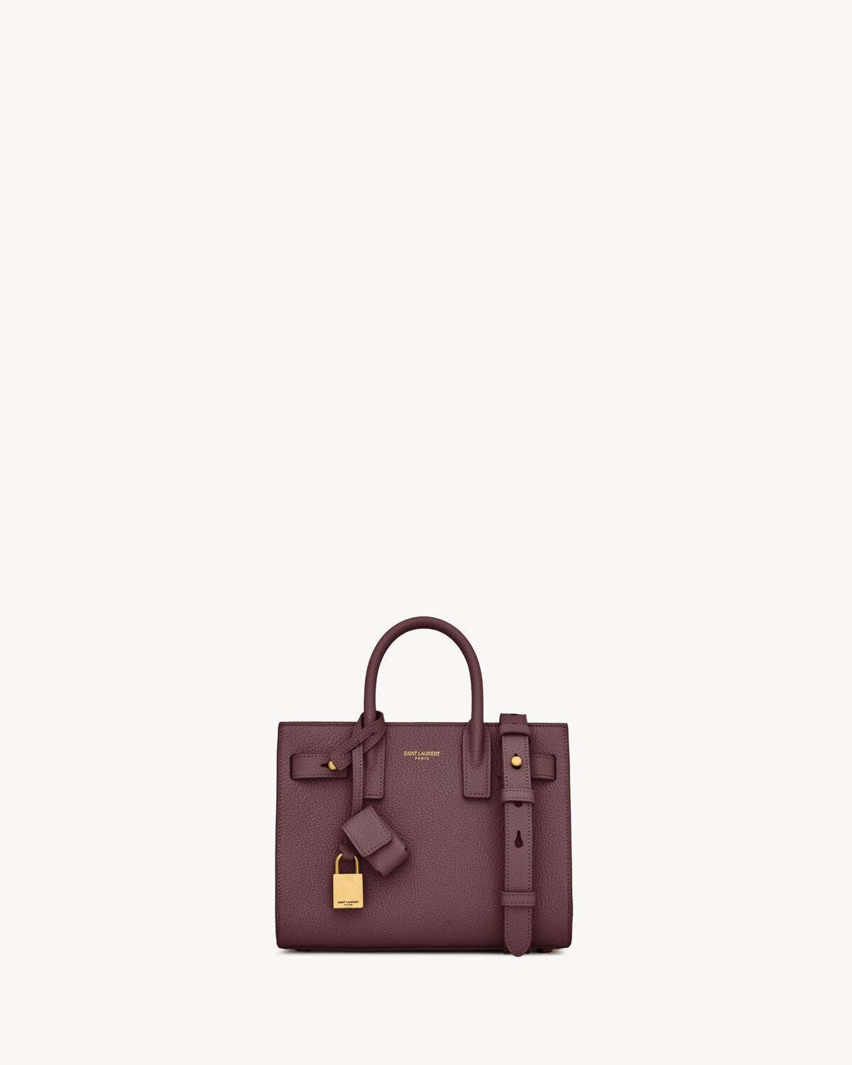 Sac de jour in supple grained leather - nano