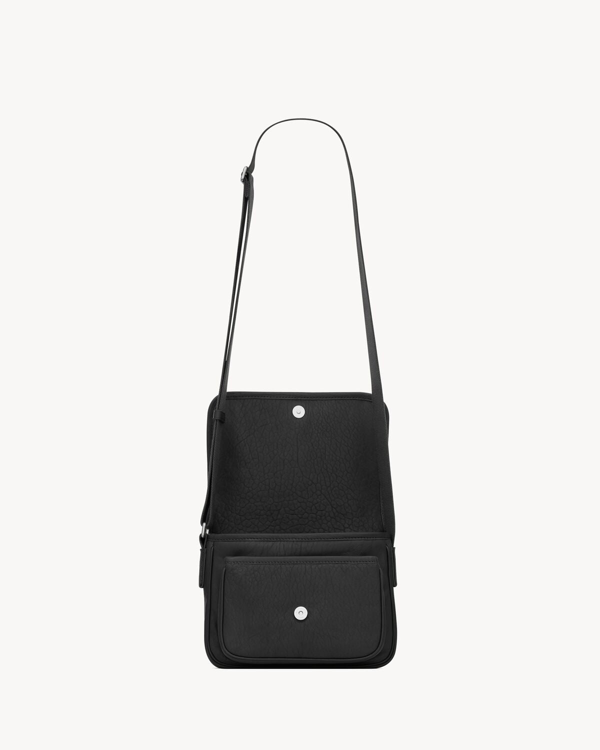 Niki small messenger in grained lambskin