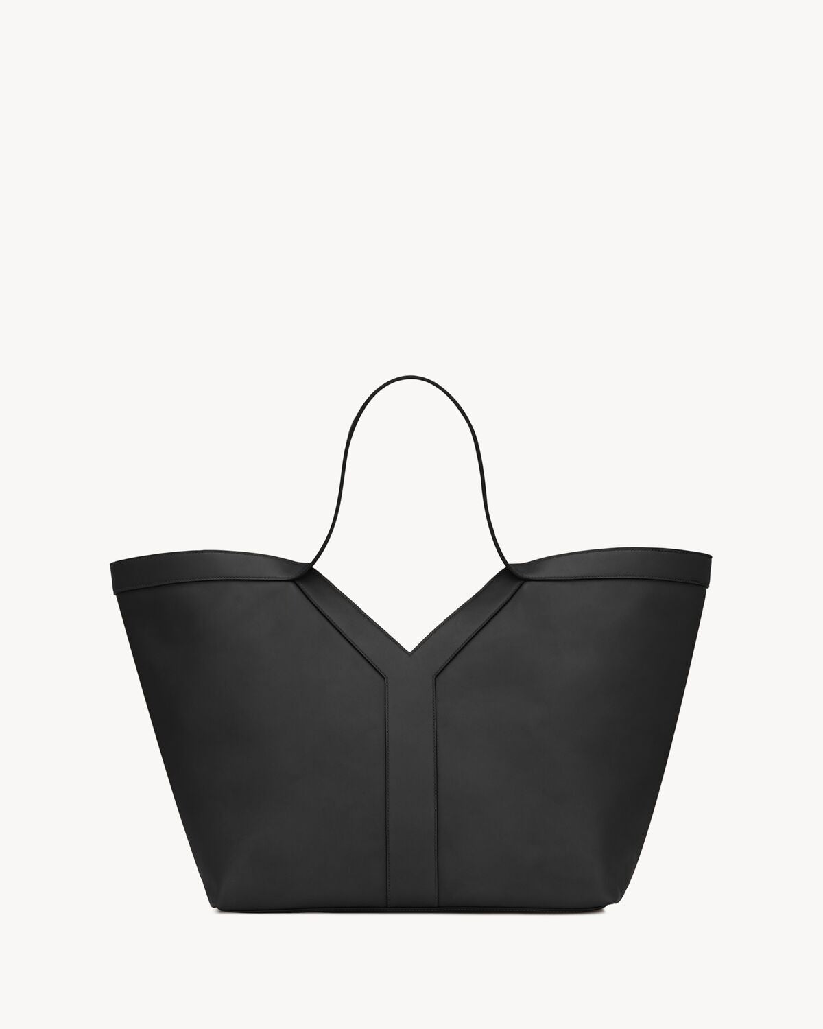 Y tote in leather