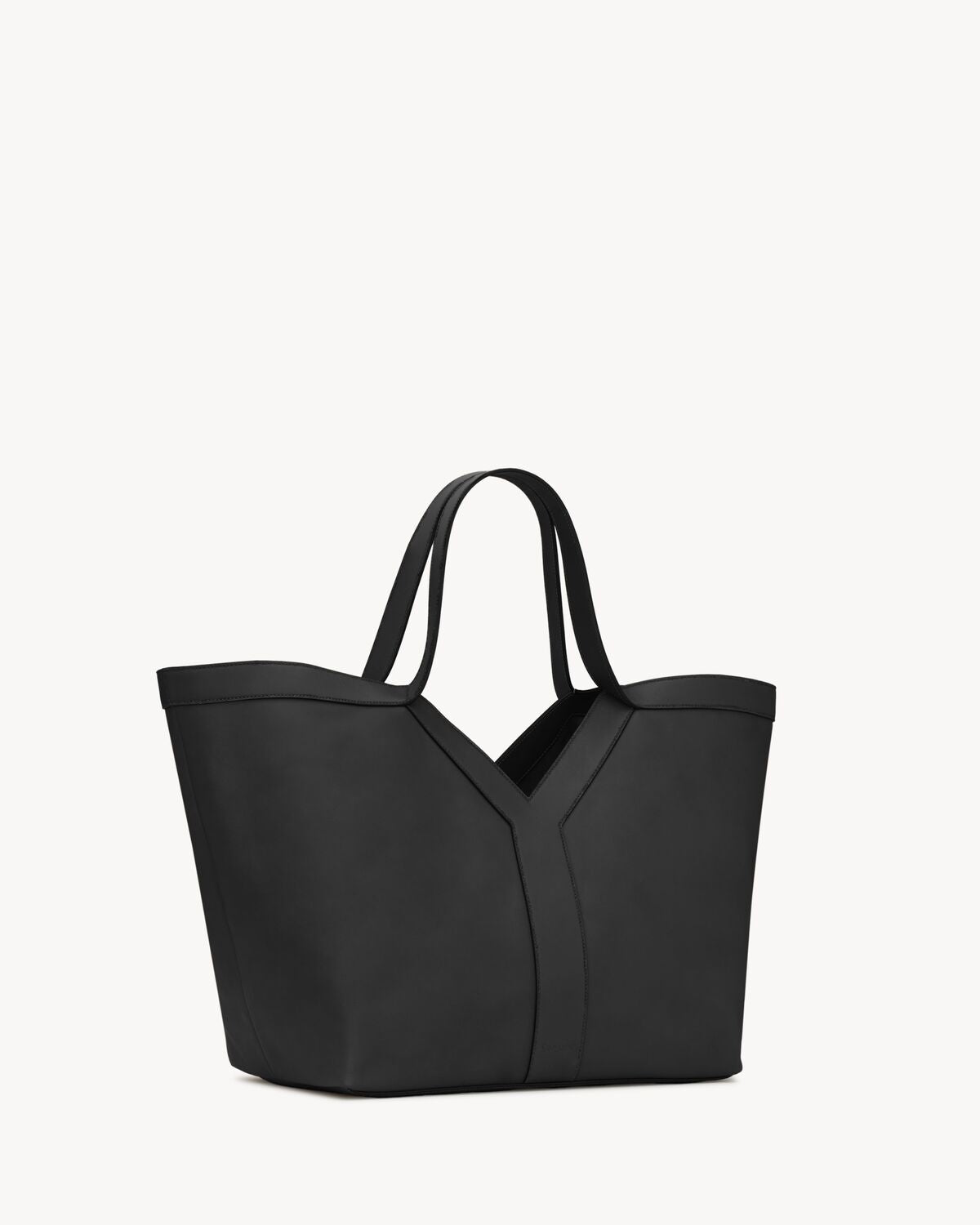 Y tote in leather