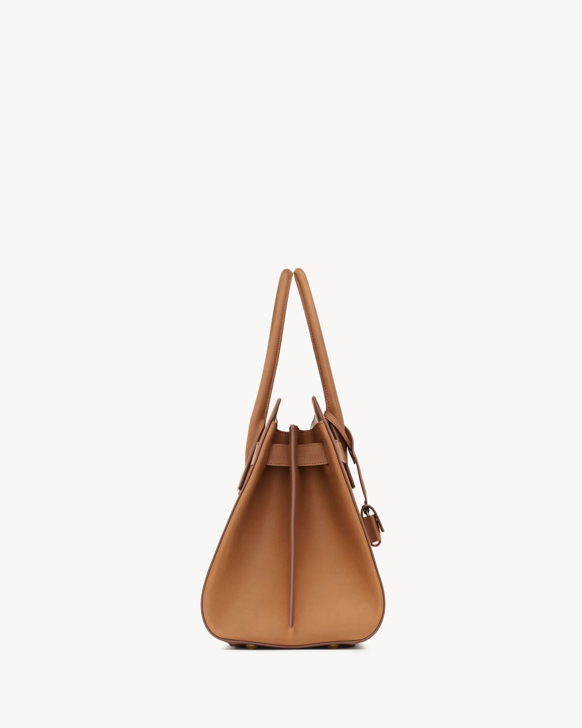 Sac de jour in supple vegetable leather - large