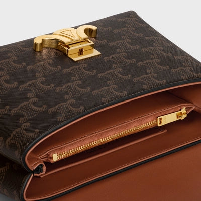 CELINE I NINO TEEN BAG Triomphe Canvas - Hall Of Brand